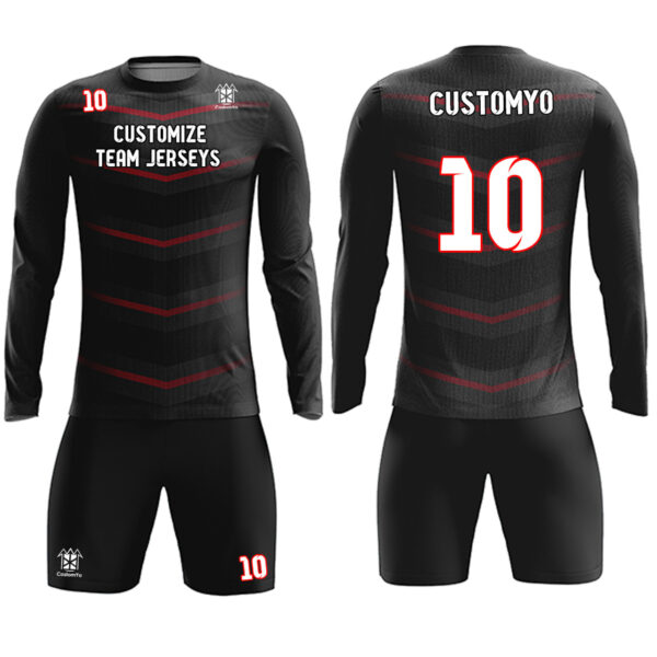 Custom Soccer Team Jerseys kits Full Sublimated Team name Player Names,Logo and Numbers  12